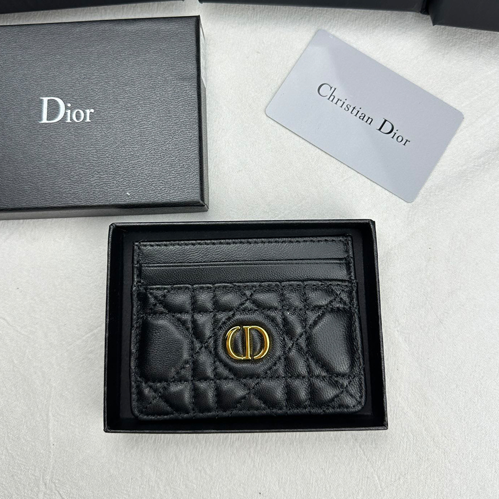 Dior Caro Freesia Card Holder