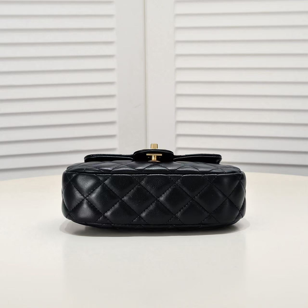 Chanel coco Leather Handle Shoulder Crossbody Bag