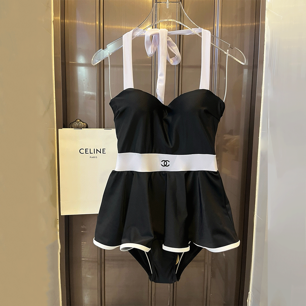 Chanel One-piece Swimsuit Swimwear