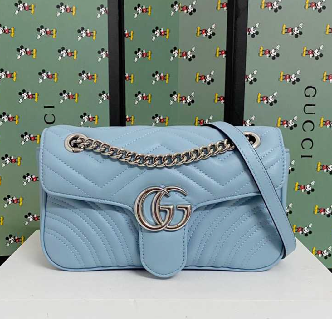 Gucci GG Marmont -Silver buckle