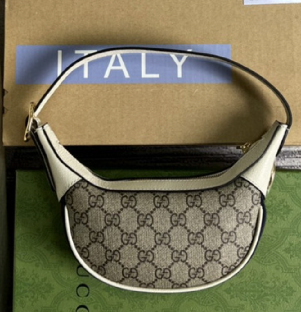 Gucci Ophidia Canvas&Leather Shoulder  Bags