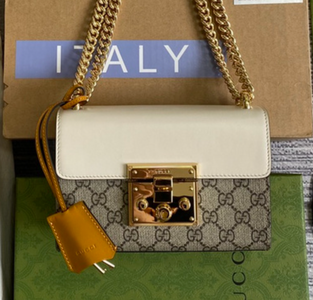 Gucci Padlock Lock Buckle Crossbody Bag