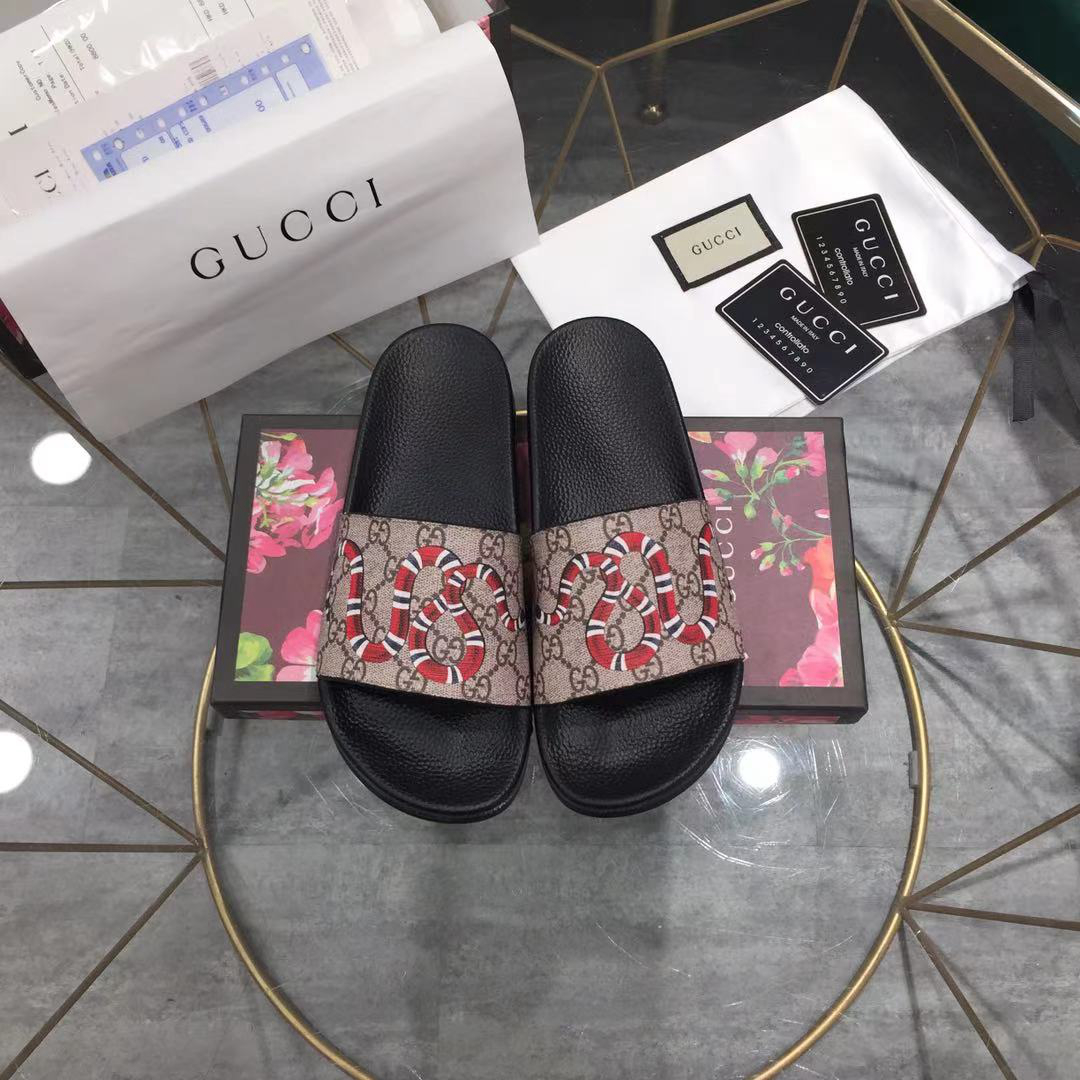 Gucci GG Blooms Supreme Floral Slide Sandal