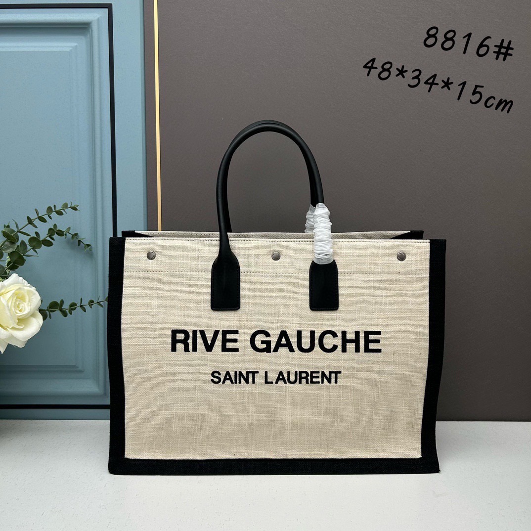 SAINT LAURENT YSL Rive Gauche Tote Bag