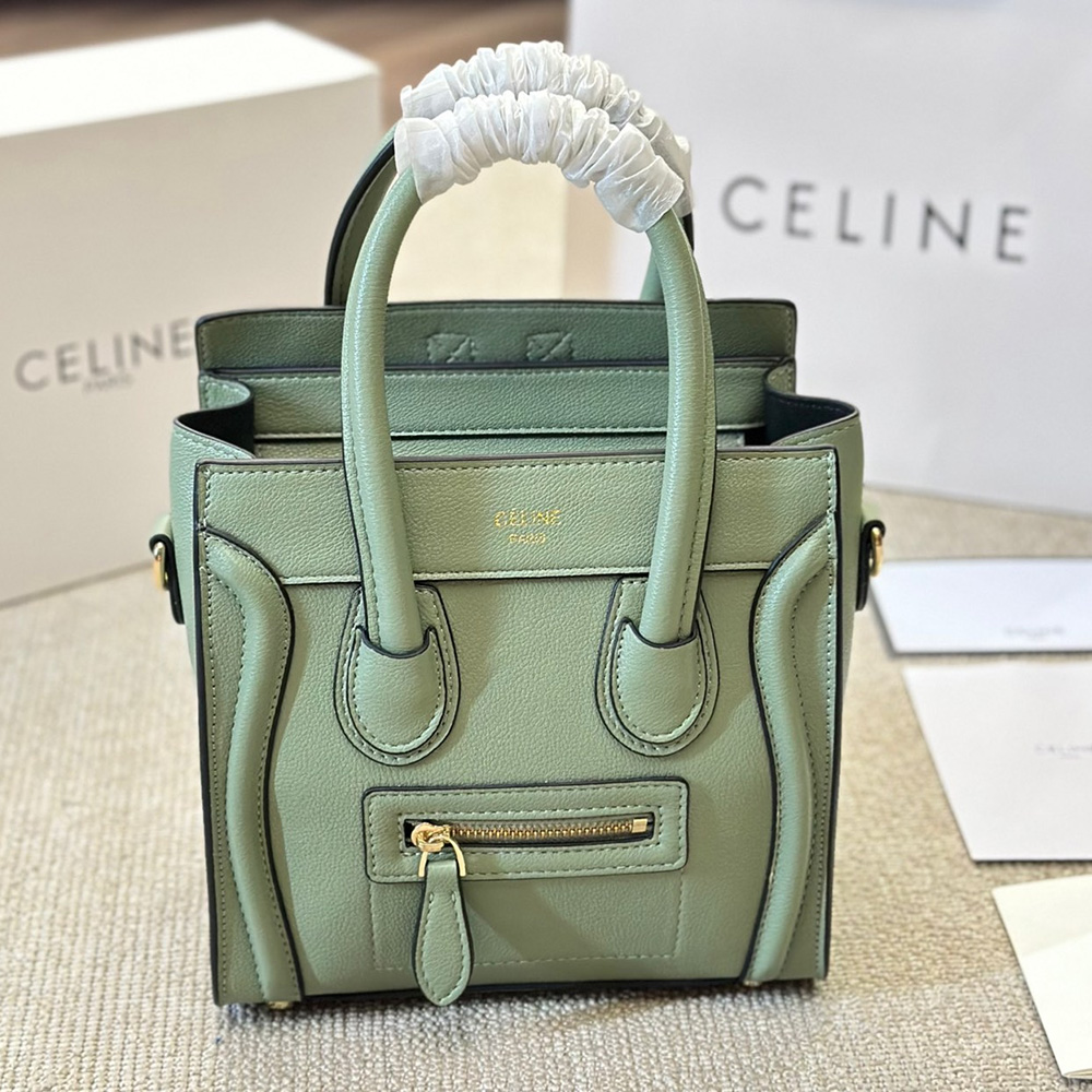 Celine Luggage Smiley leather handbag crossbody bag
