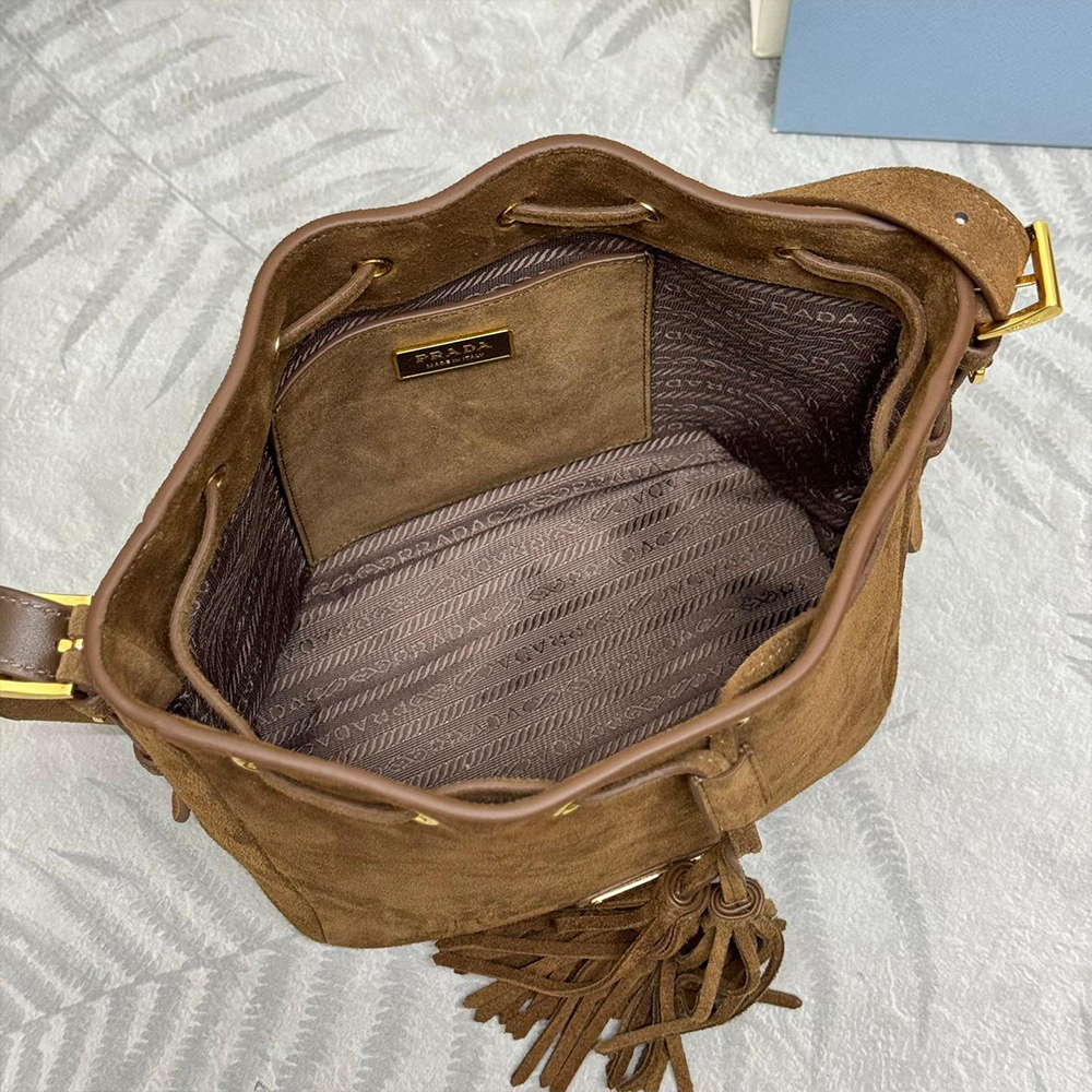 Prada Suede Bucket Bag
