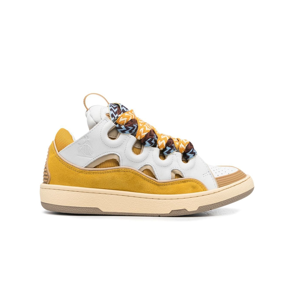 Lanvin LEATHER CURB SNEAKERS