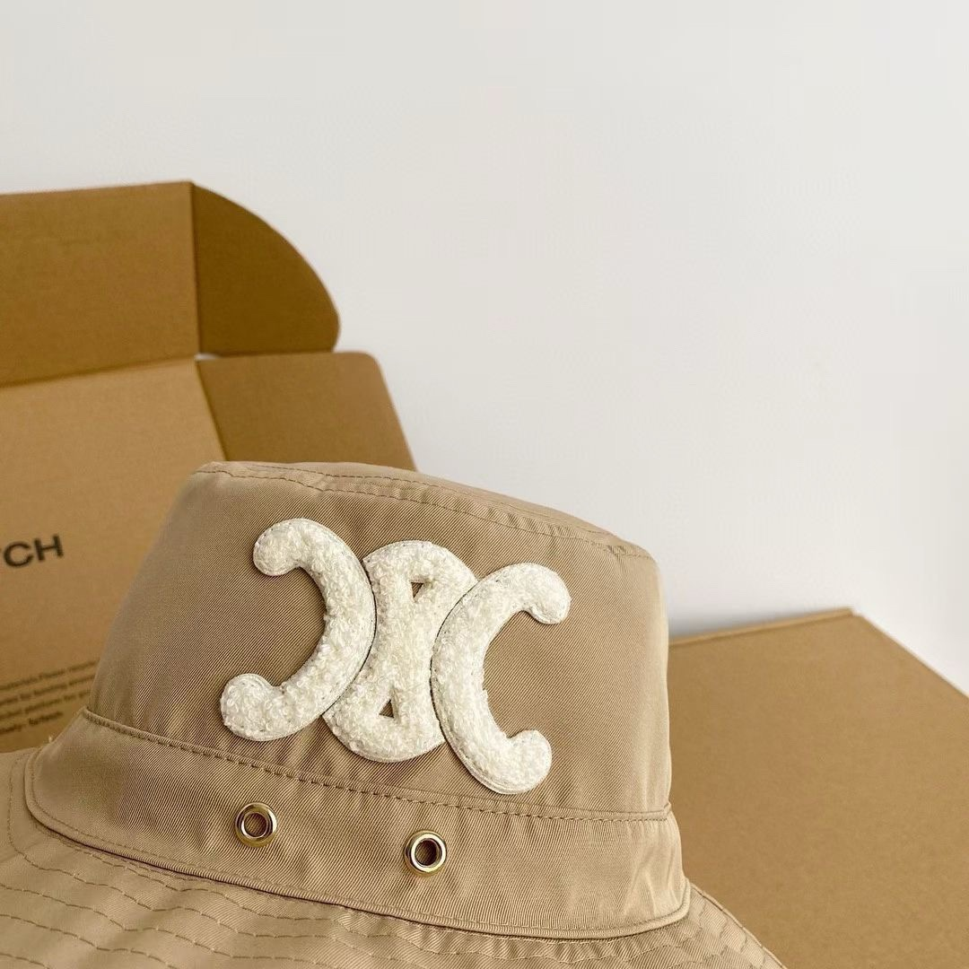 Ceiline  Embroidered Fisherman's Hat Sunhat