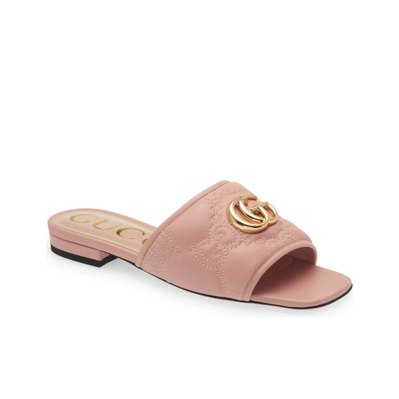 Gucci Jolie GG Matelassé Slide Sandal