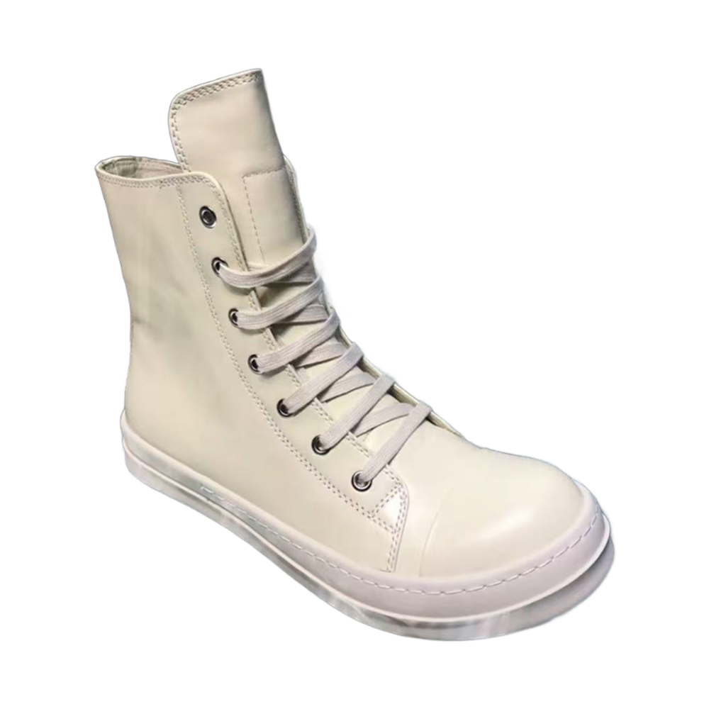 Rick Owens Drkshdw High-Top Leather Sneakers