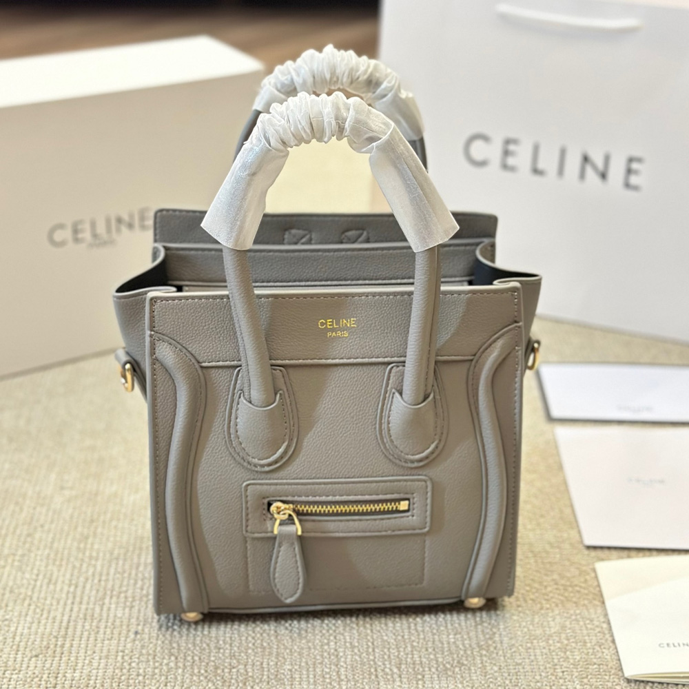 Celine Luggage Smiley leather handbag crossbody bag