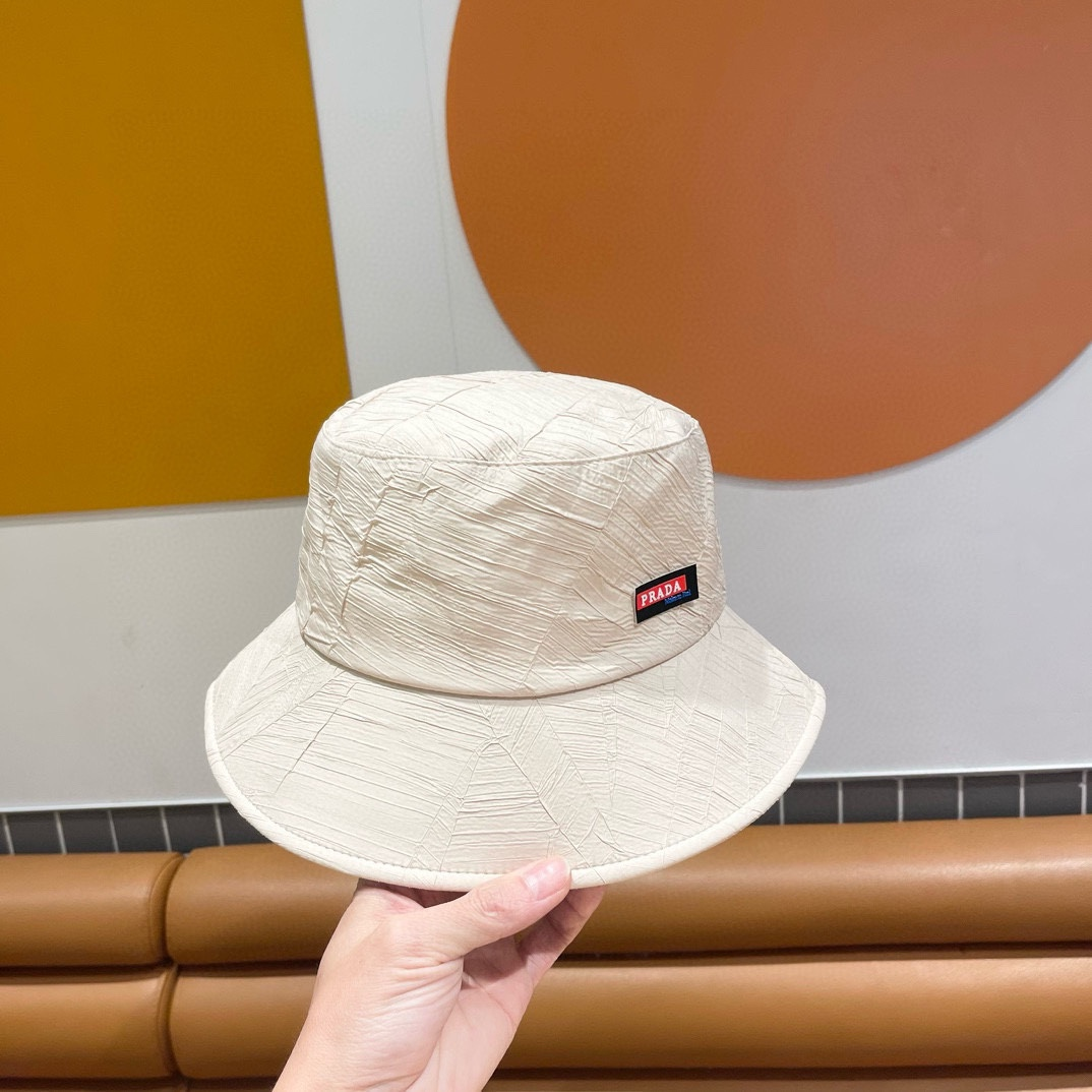 Prada Little Fisherman's Hat With a Face Sunhat