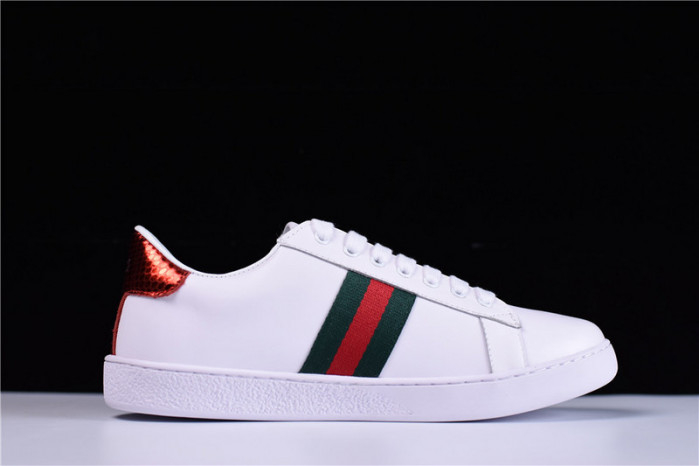 Gucci Ace EMBROIDERED LOW-TOP SNEAKER WITH GG LOGO