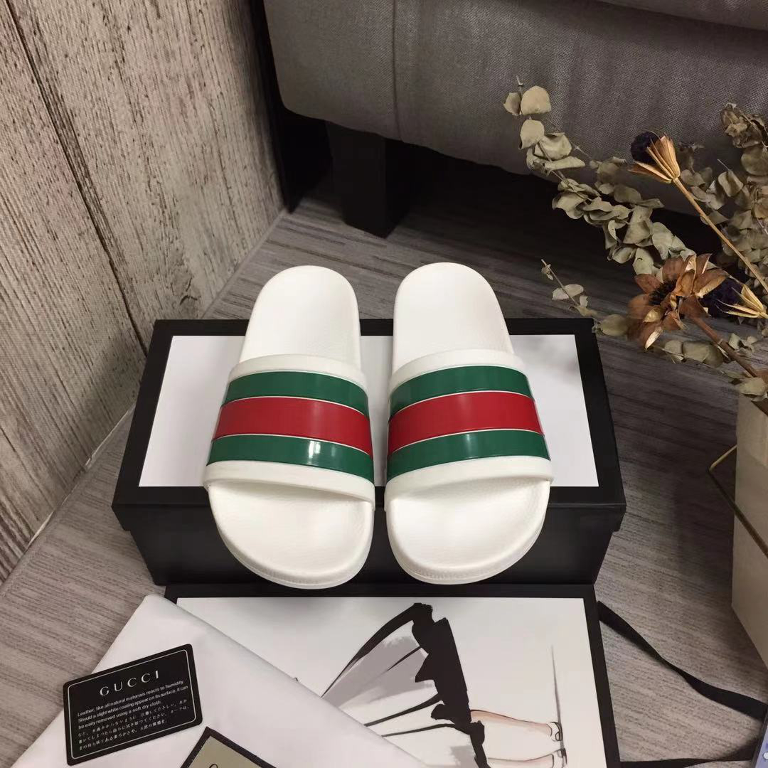 Gucci GG Blooms Supreme Floral Slide Sandal