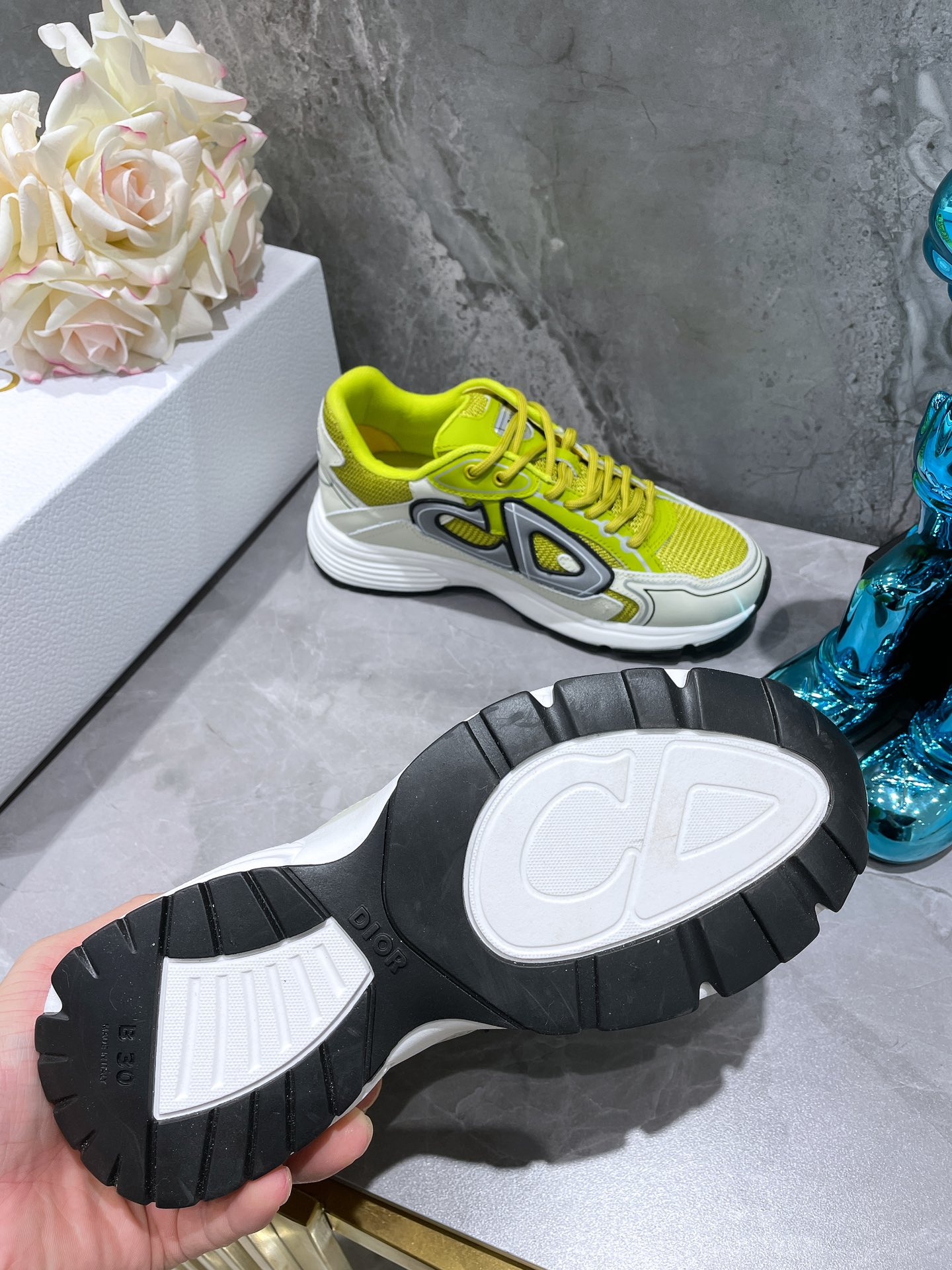 Dior B30 Dad Sneakers Green