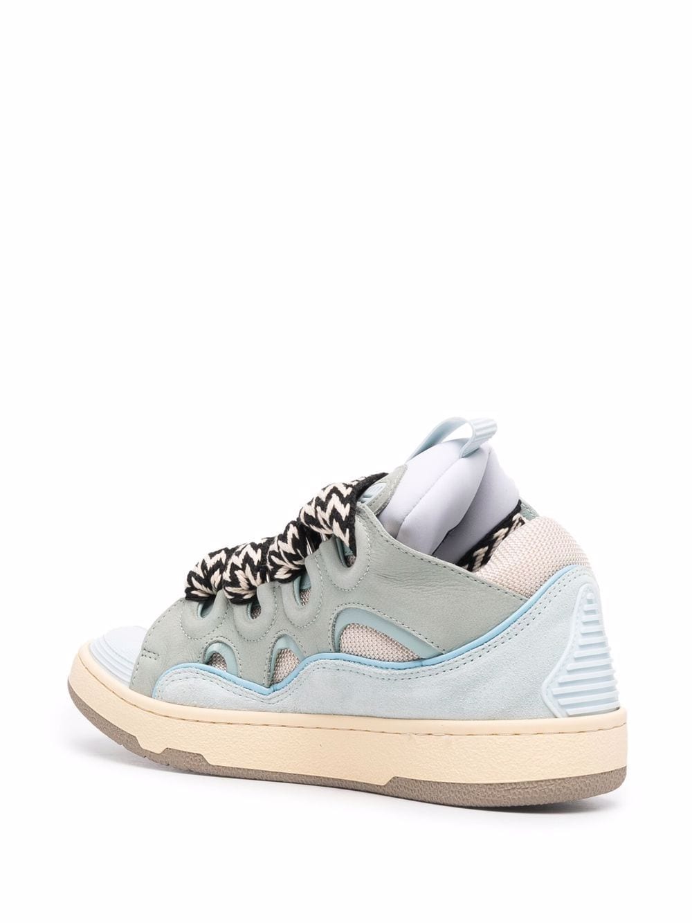 Lanvin LEATHER CURB SNEAKERS