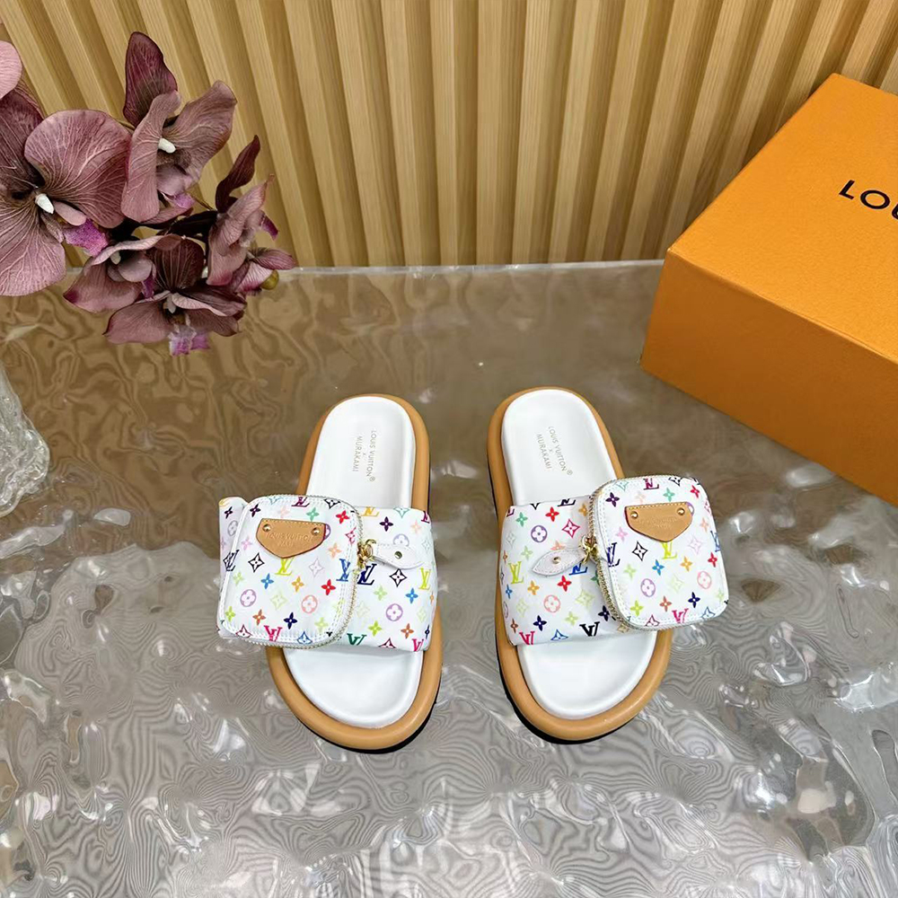 Louis Vuitton x Murakami  Pool Pillow Flat Comfort Mule