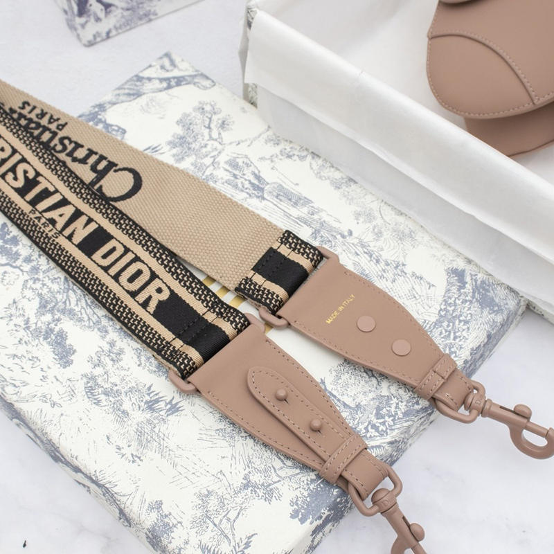 Dior SADDLE Bag Pink Ultramatte Calfskin