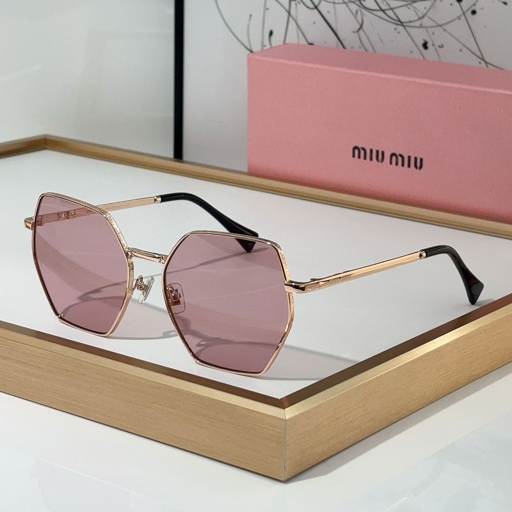 MIU MIU  Polygon slim Frame Sunglasses