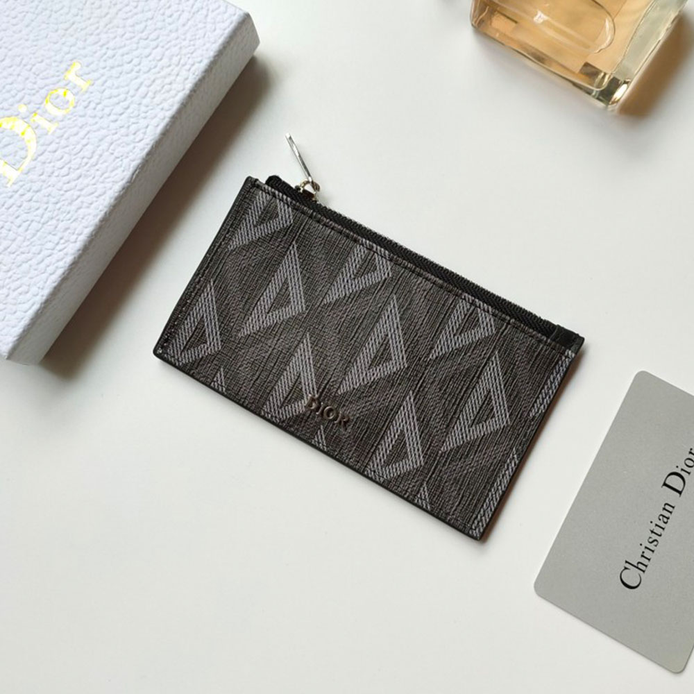 Dior Oblique Card Holder Wallet