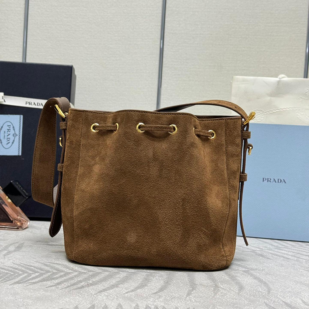 Prada Suede Bucket Bag