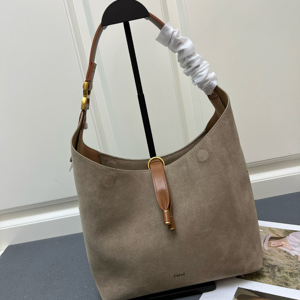 Chloe Marcie Suede Leather Bag