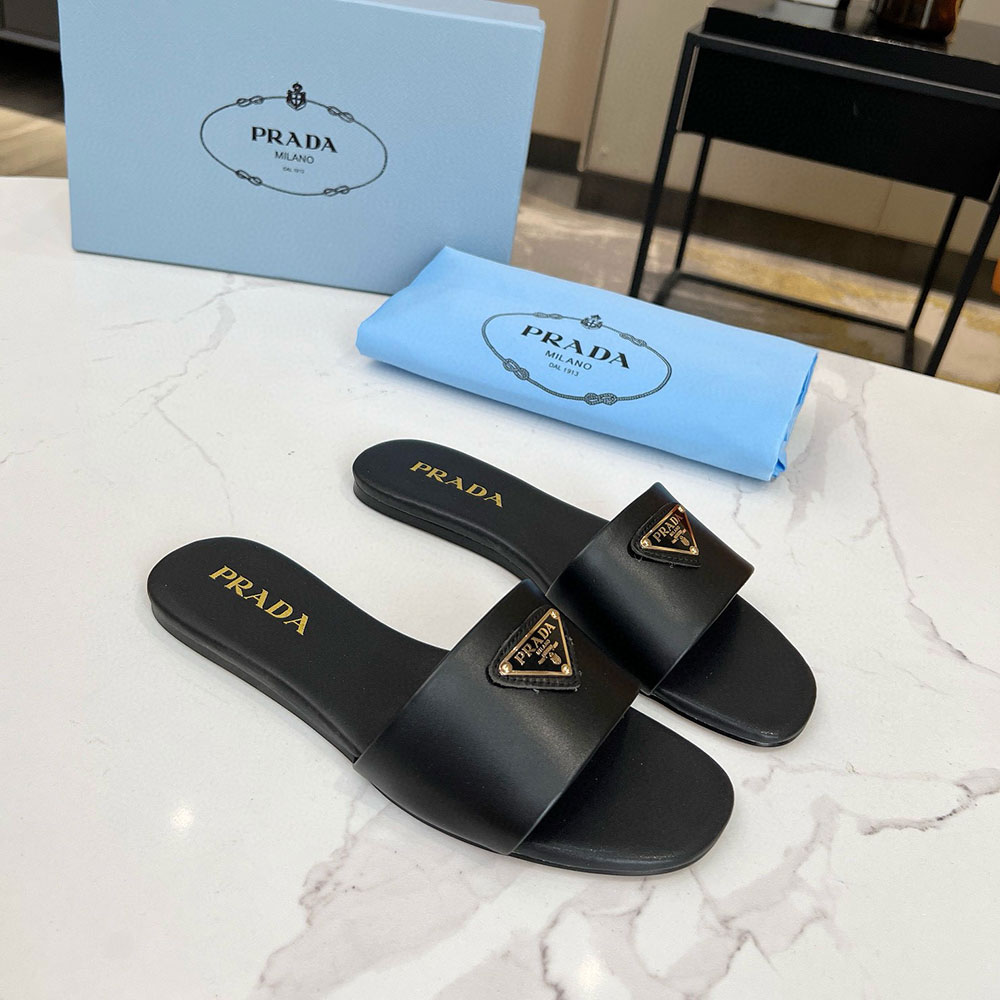 Prada Everything Goes With fFip-flops Slide Sandal