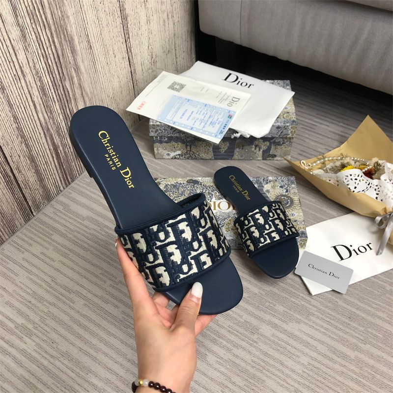 Dior DWAY Slide Slipper Sandals