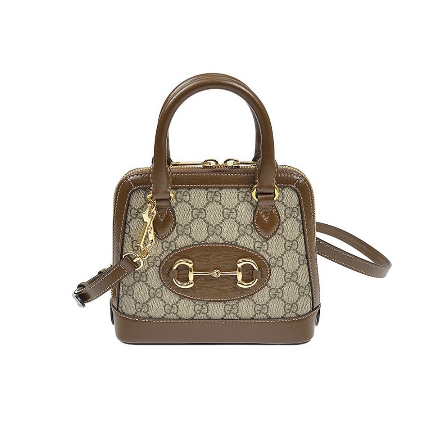 Gucci Hrsebit 1955 Shell Handbag