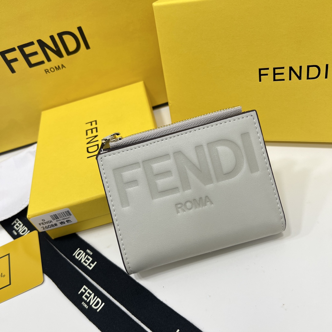 FENDI Bifold Leather Wallet