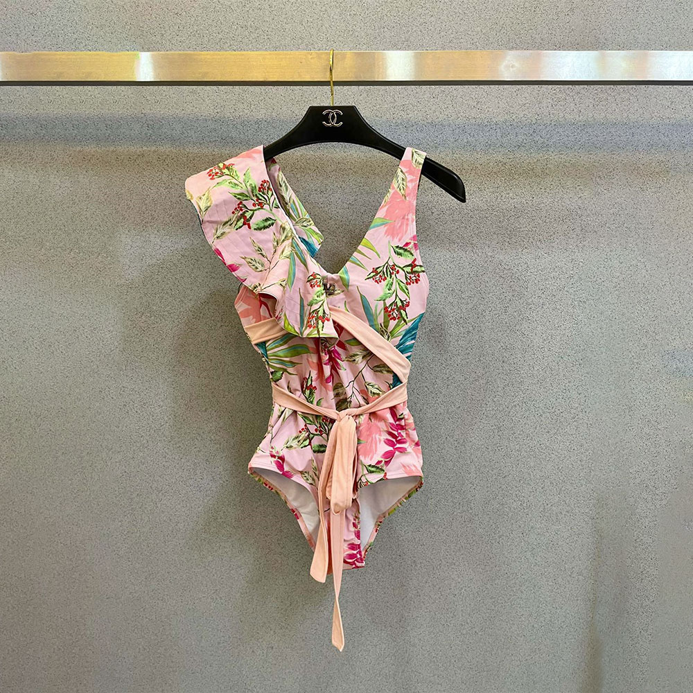 Valentino Colorful One-piece Swimsuit Swimwear