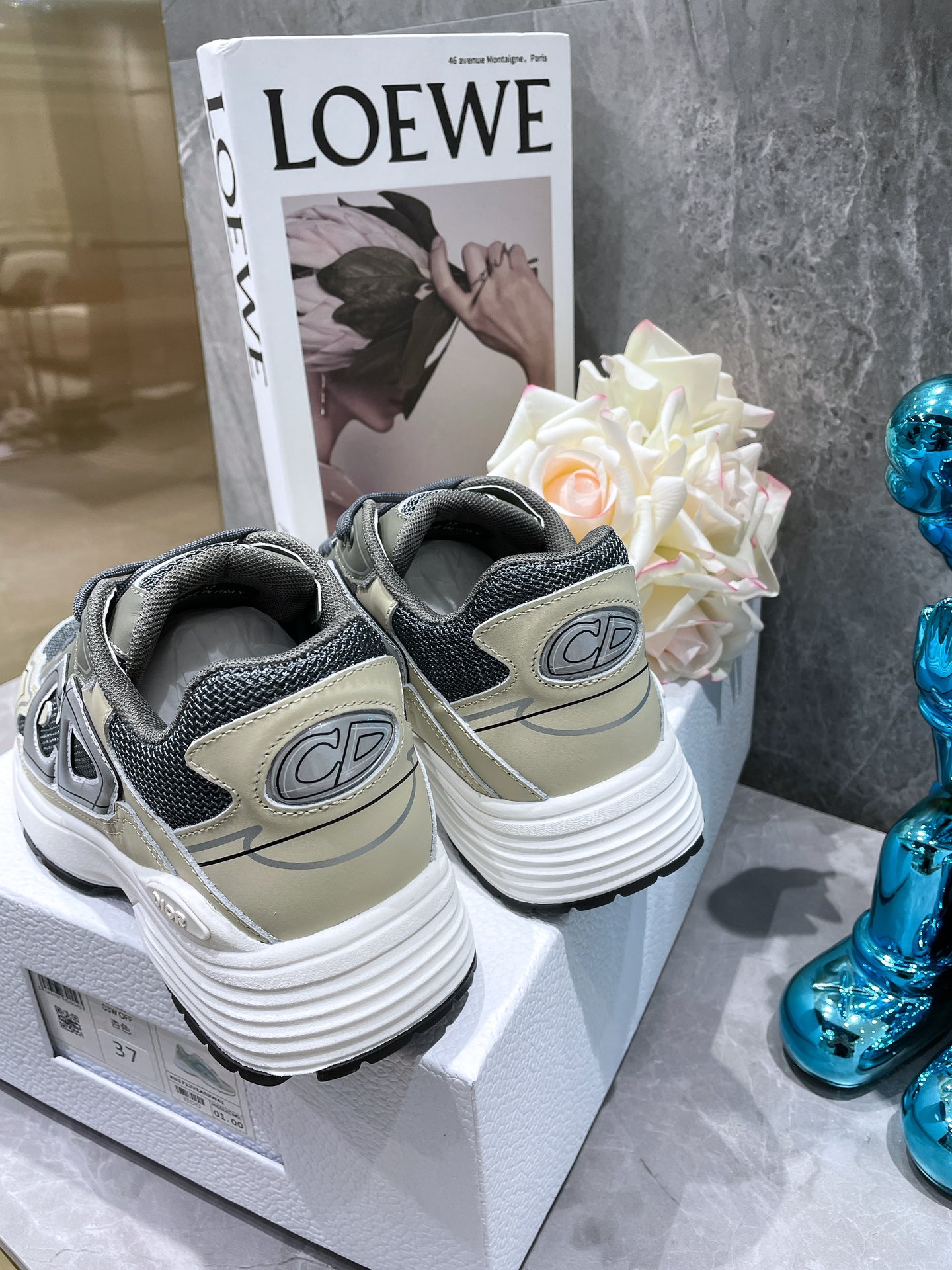 Dior B30 Dad Sneakers Green Gray