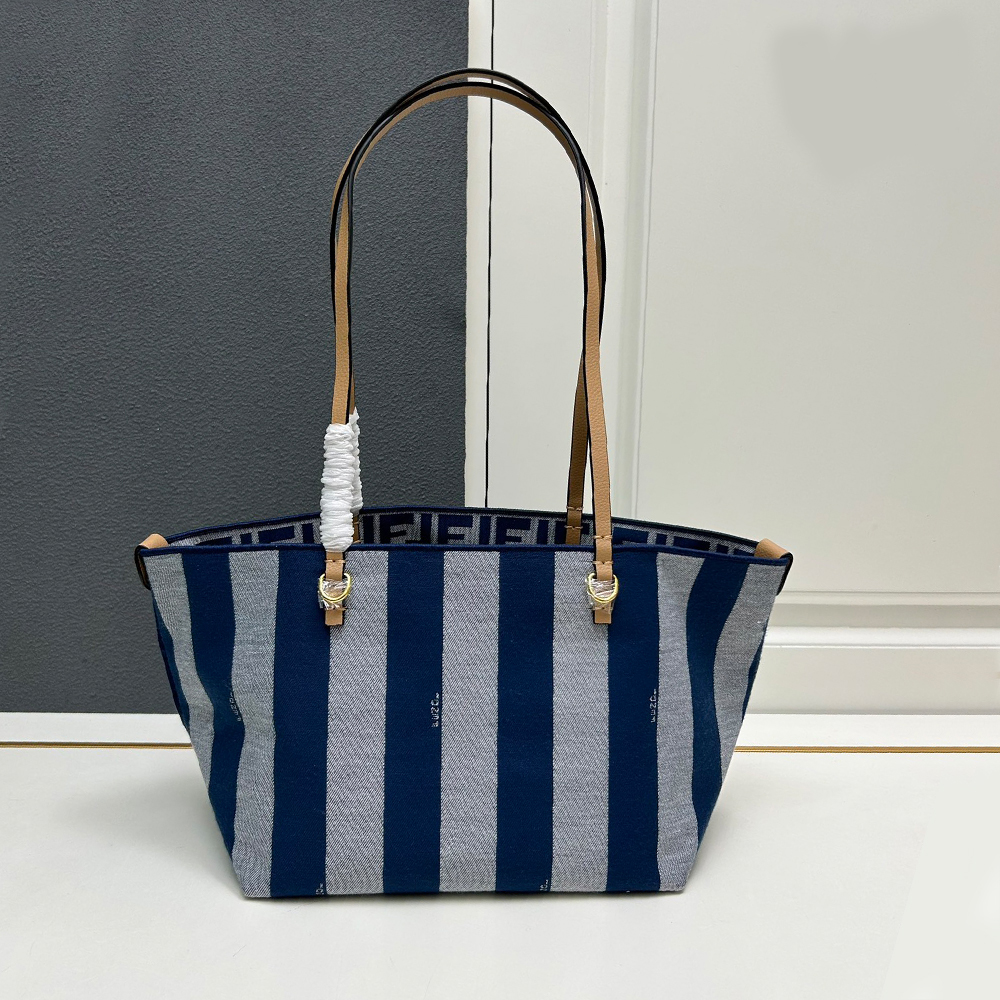 Fendi Reversible shopper in Pequin striped  Bag