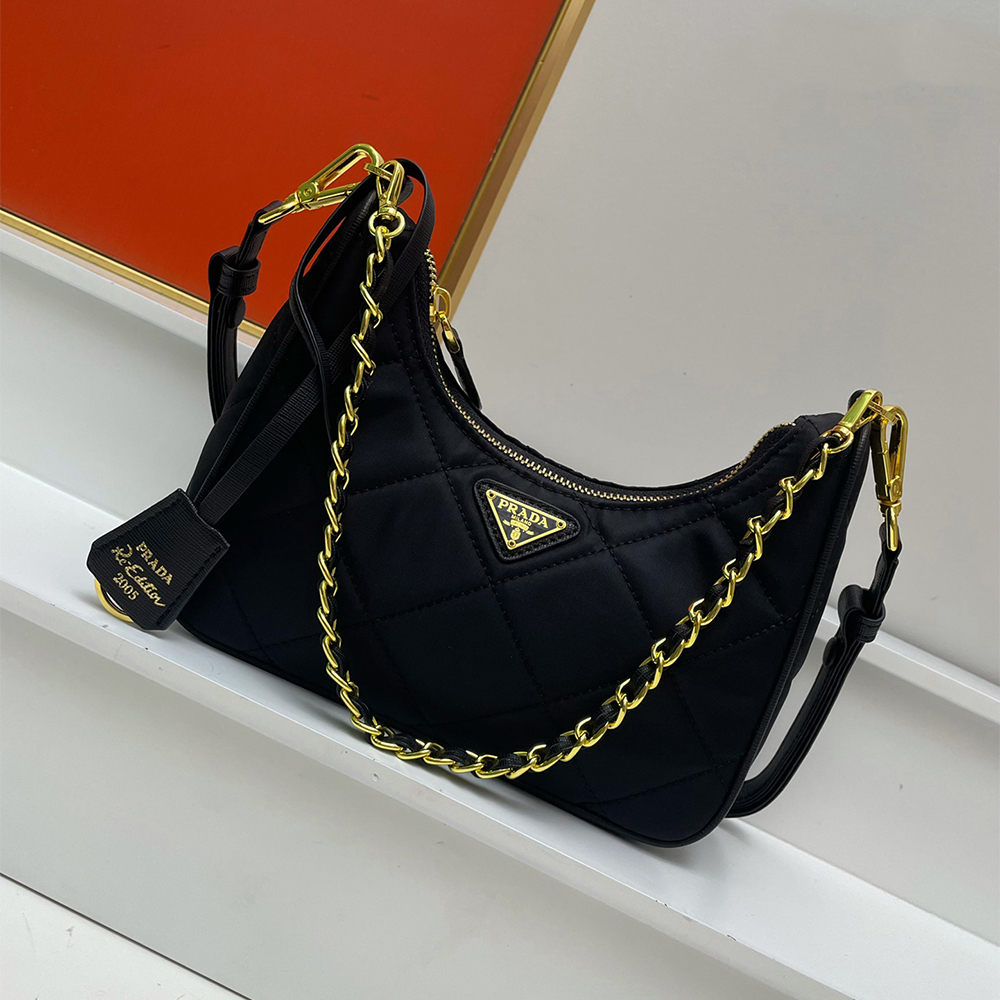  Prada Re-Edition 1995 Chaîne Re-Nylon bag