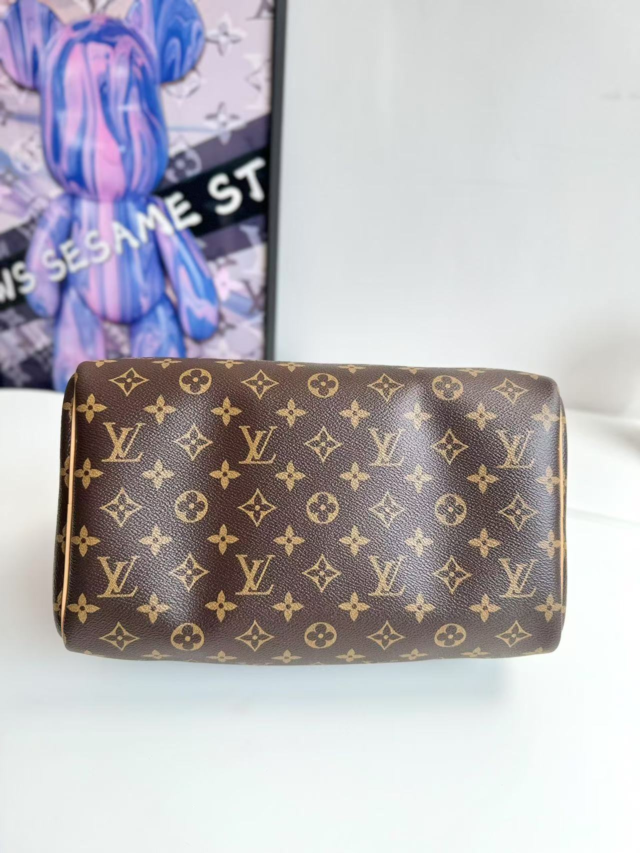 Louis Vuitton Speedy Soft 30 Crafty in Canvas with Gold-tone