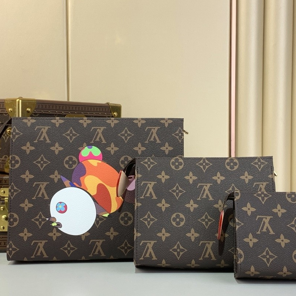 Louis Vuitton LV x TM Trio Toiletry Pouch