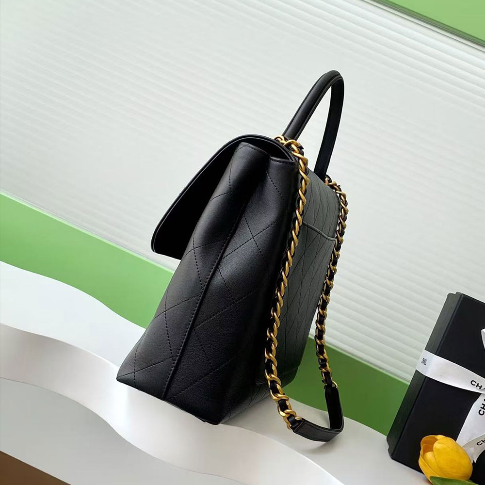 Chanel Maxi Flap Bag with Top Handle