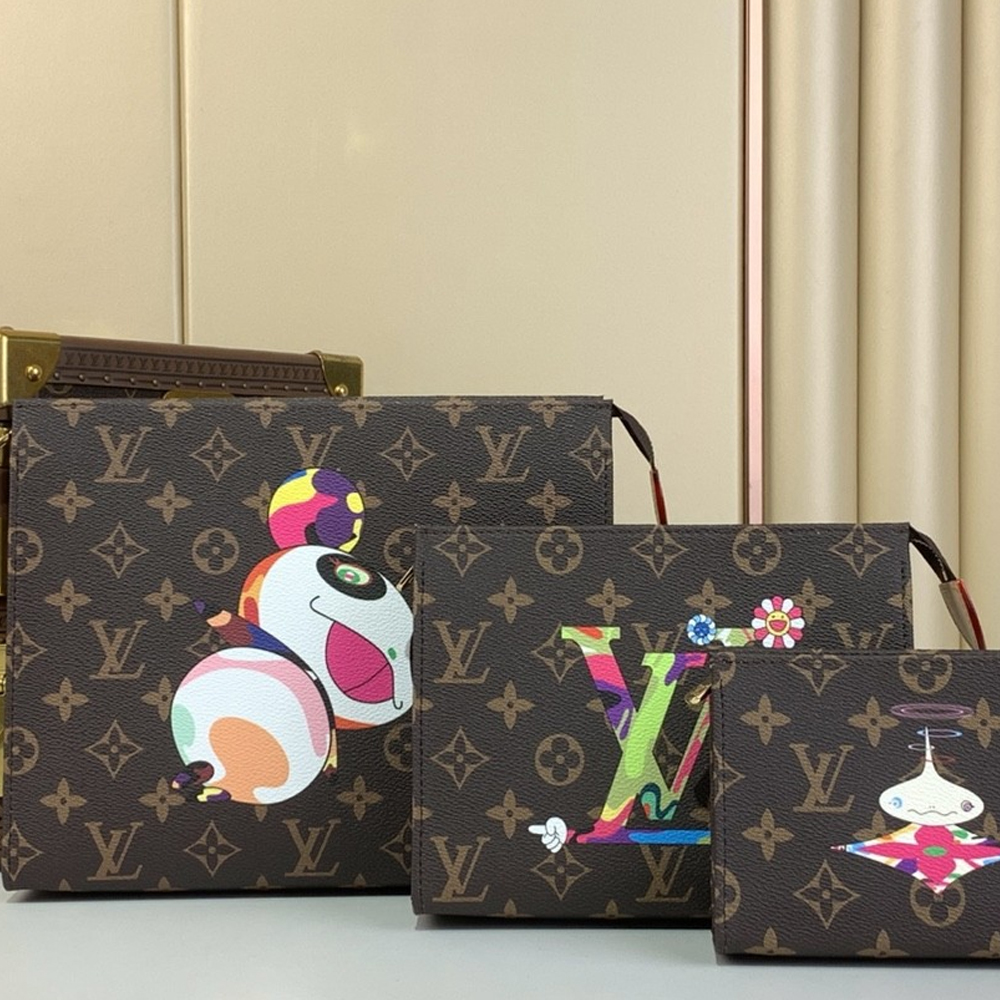 Louis Vuitton LV x TM Trio Toiletry Pouch