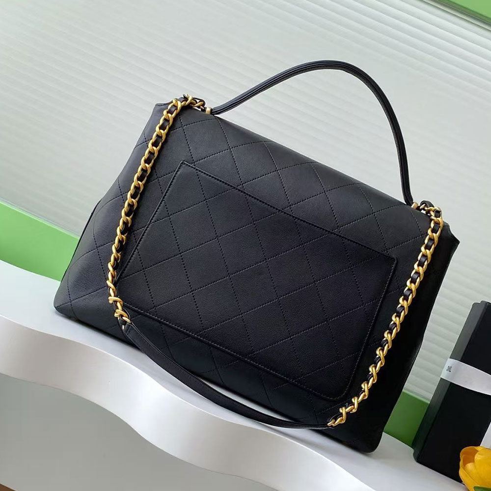 Chanel Maxi Flap Bag with Top Handle