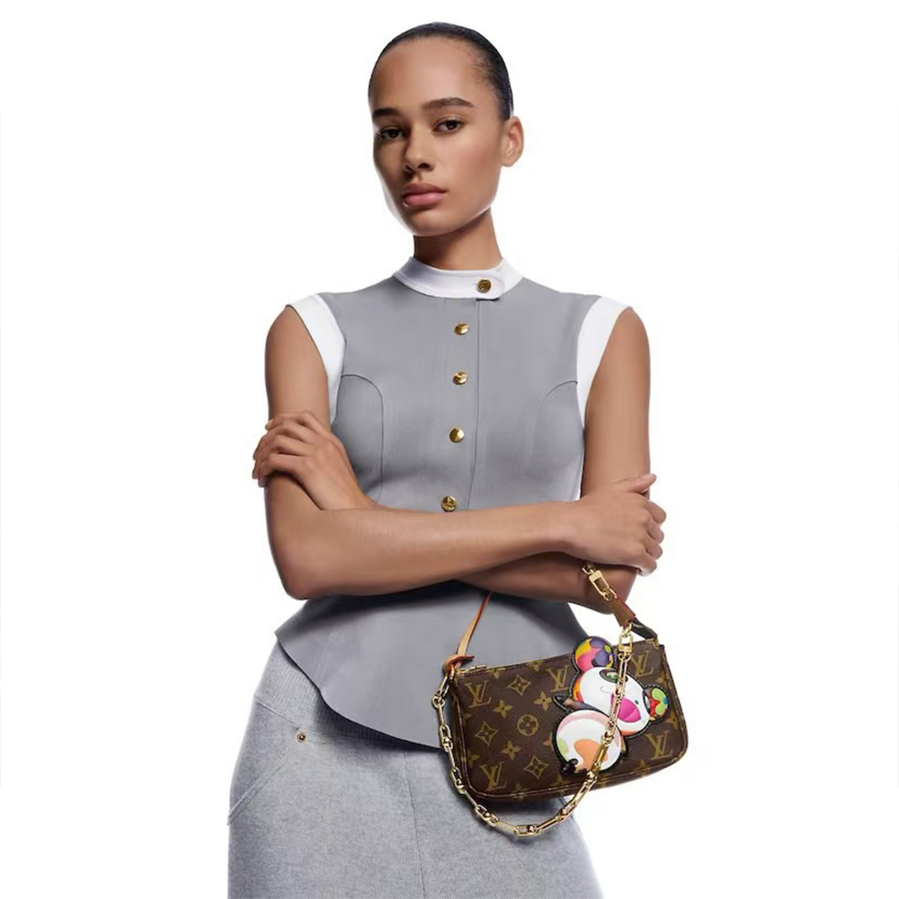 Louis Vuitton x Takashi Murakami Panda Pochette Accessories