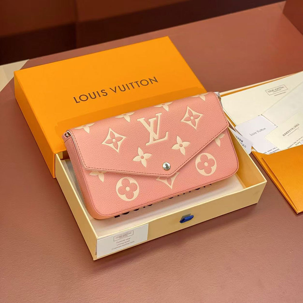 Louis Vuitton Bicolor Monogram Empreinte Pochette Felicie