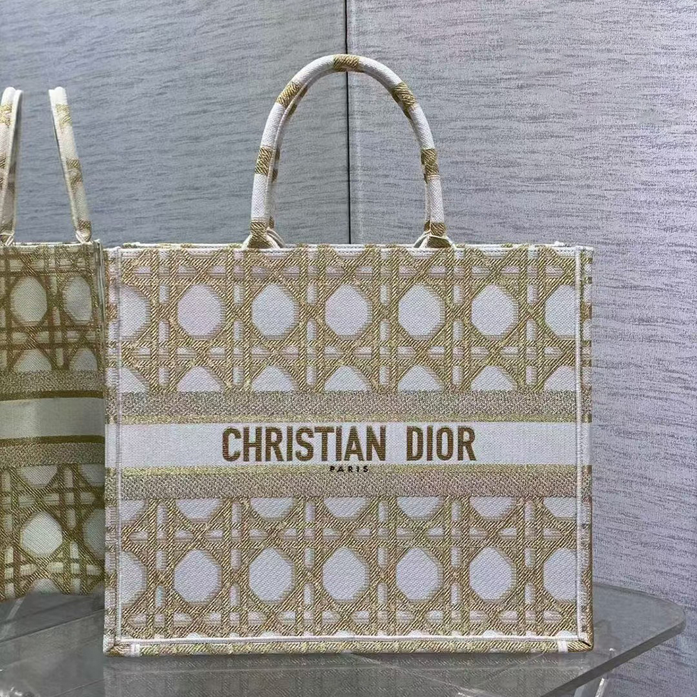 Dior Book Tote D-Lace Macrame Bag