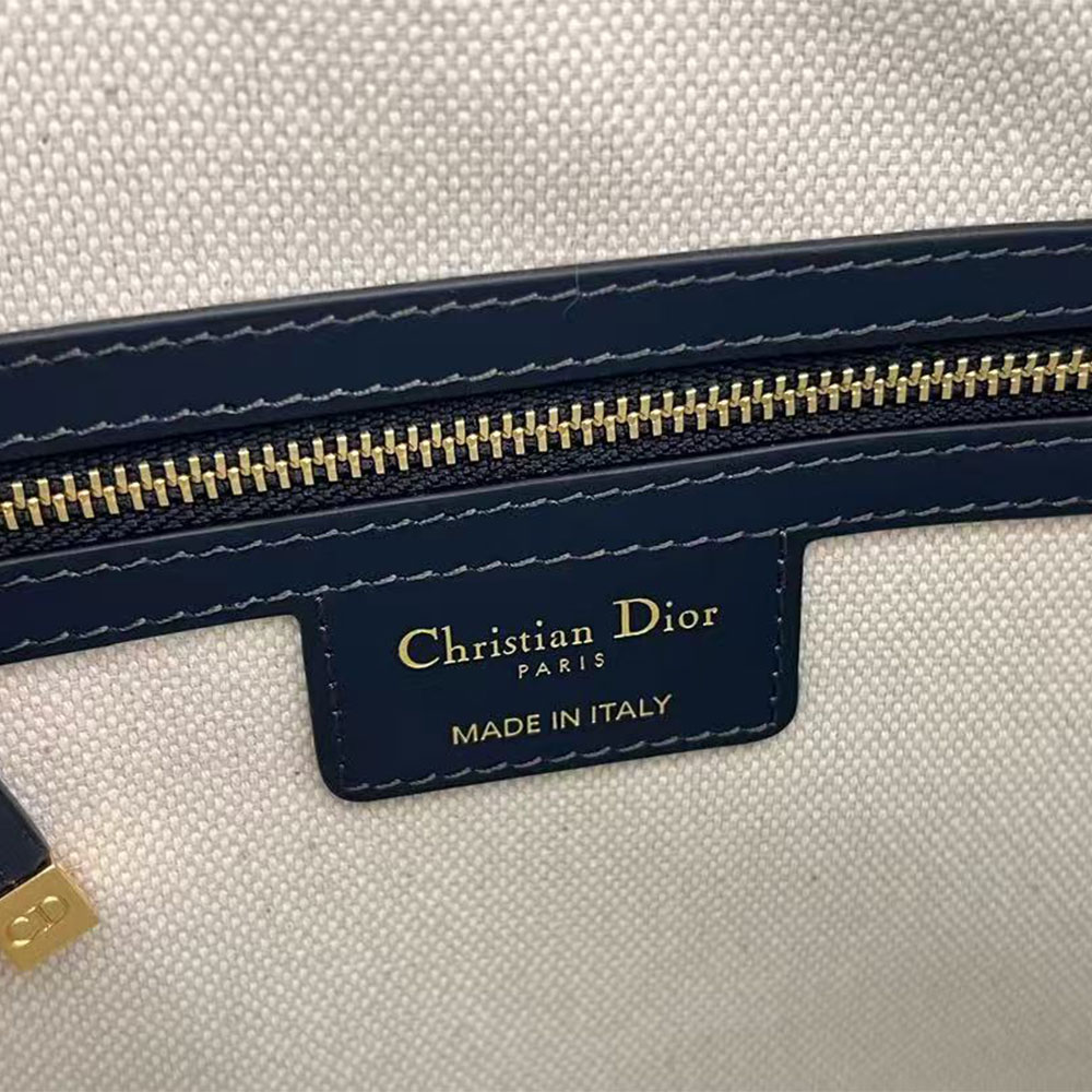 Dior Canvas Bowling Handbag