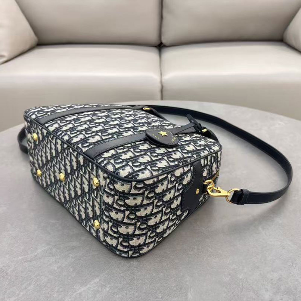 Dior Canvas Bowling Handbag