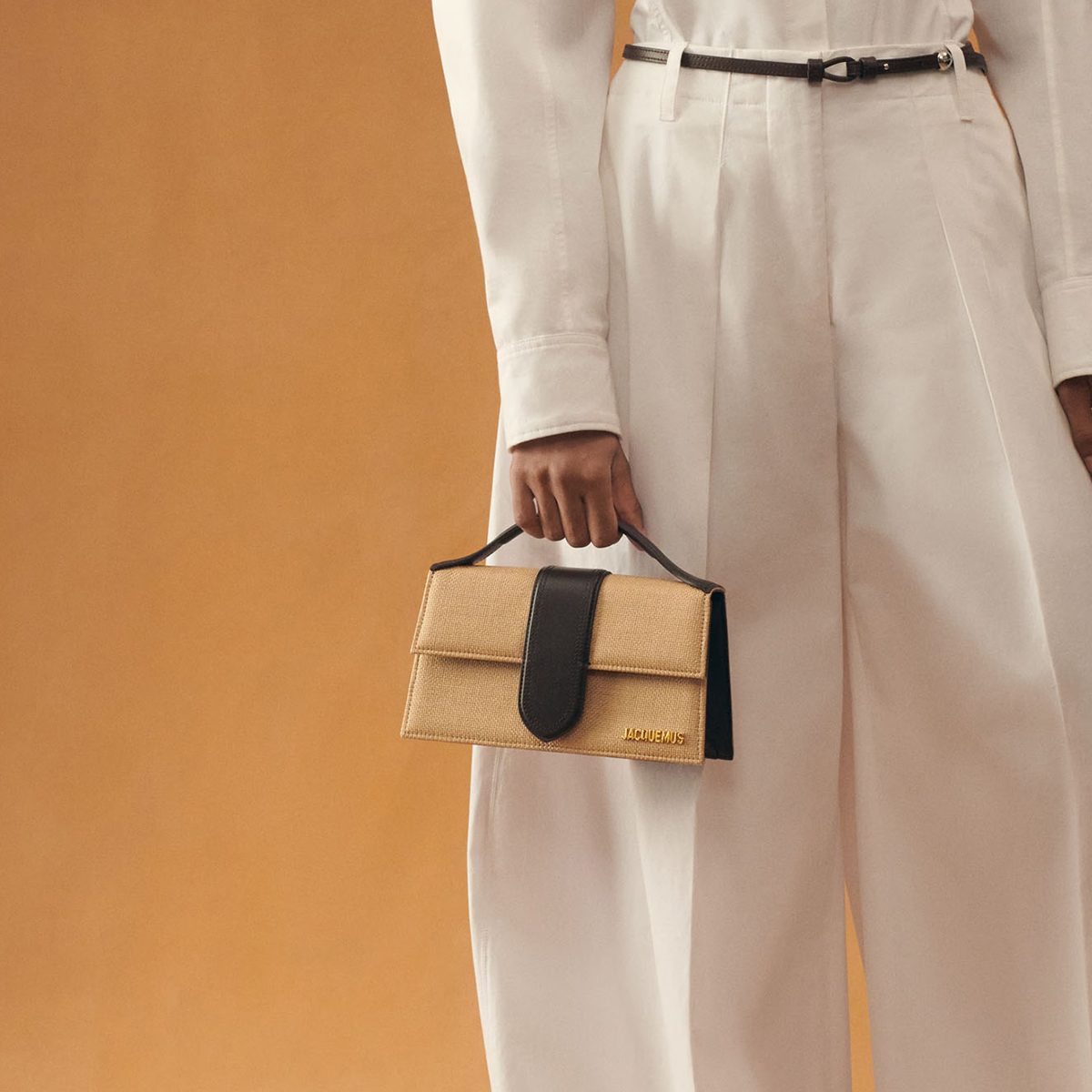 Jacouemus The long Bambino Long flap bag