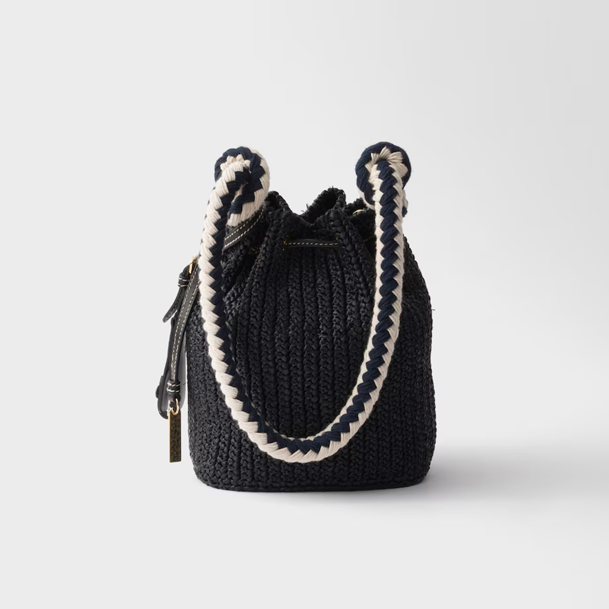 Prada Crochet mini bucket bag