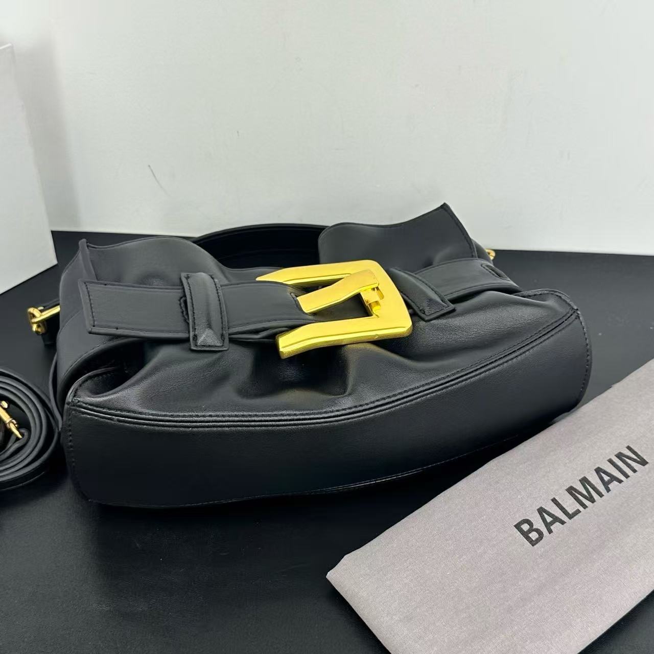 Balmain Mini Anthem bag in leather