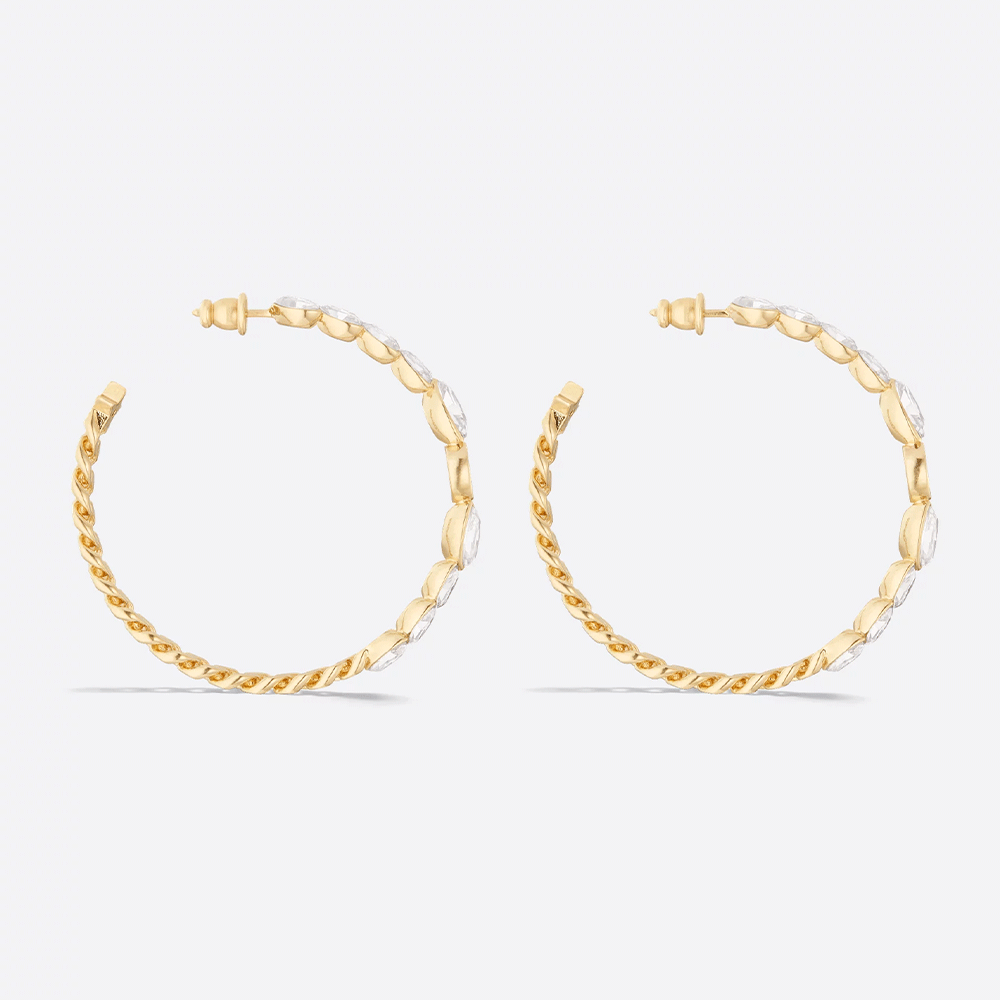 Dior Montaigne Prestige 30 hoop earrings