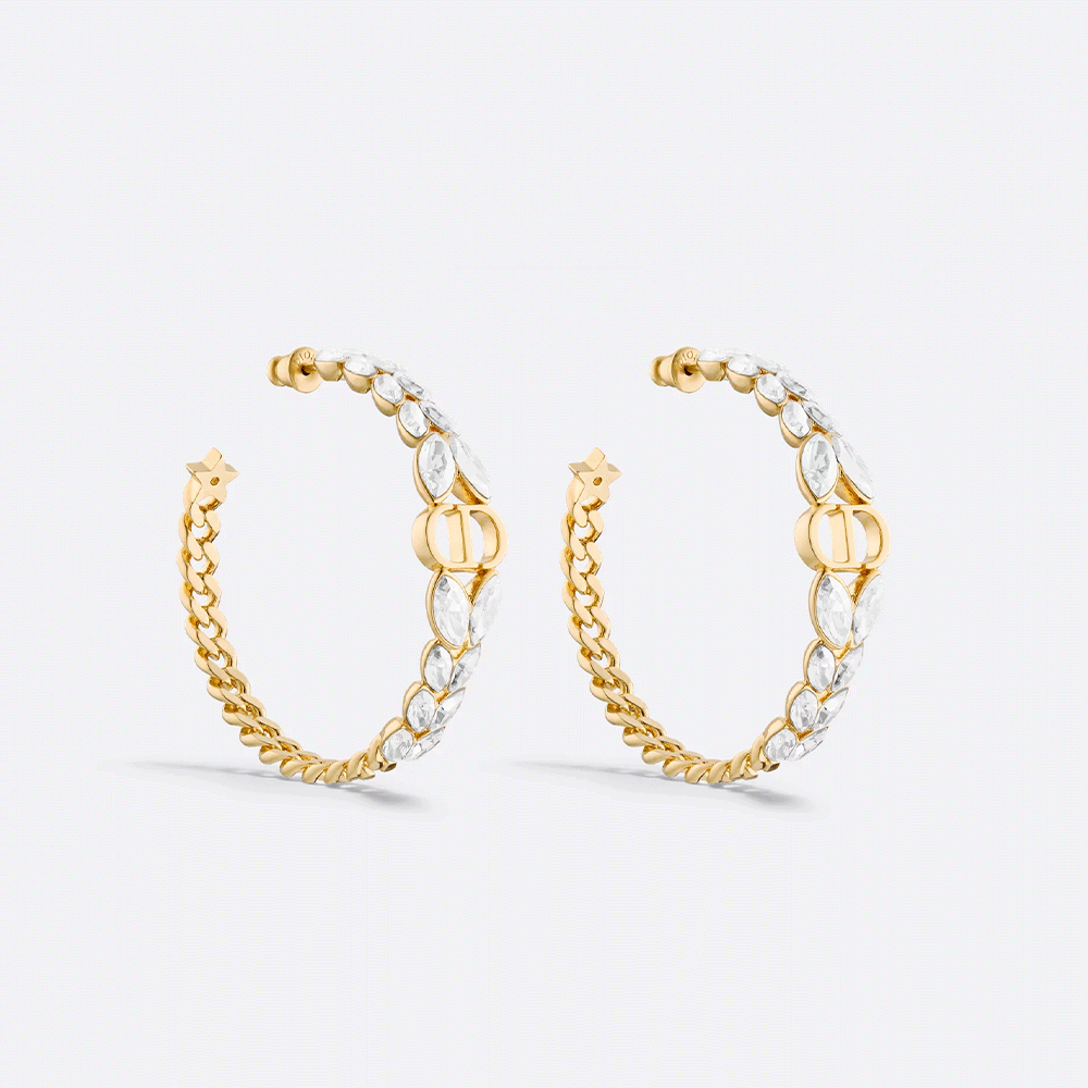 Dior Montaigne Prestige 30 hoop earrings