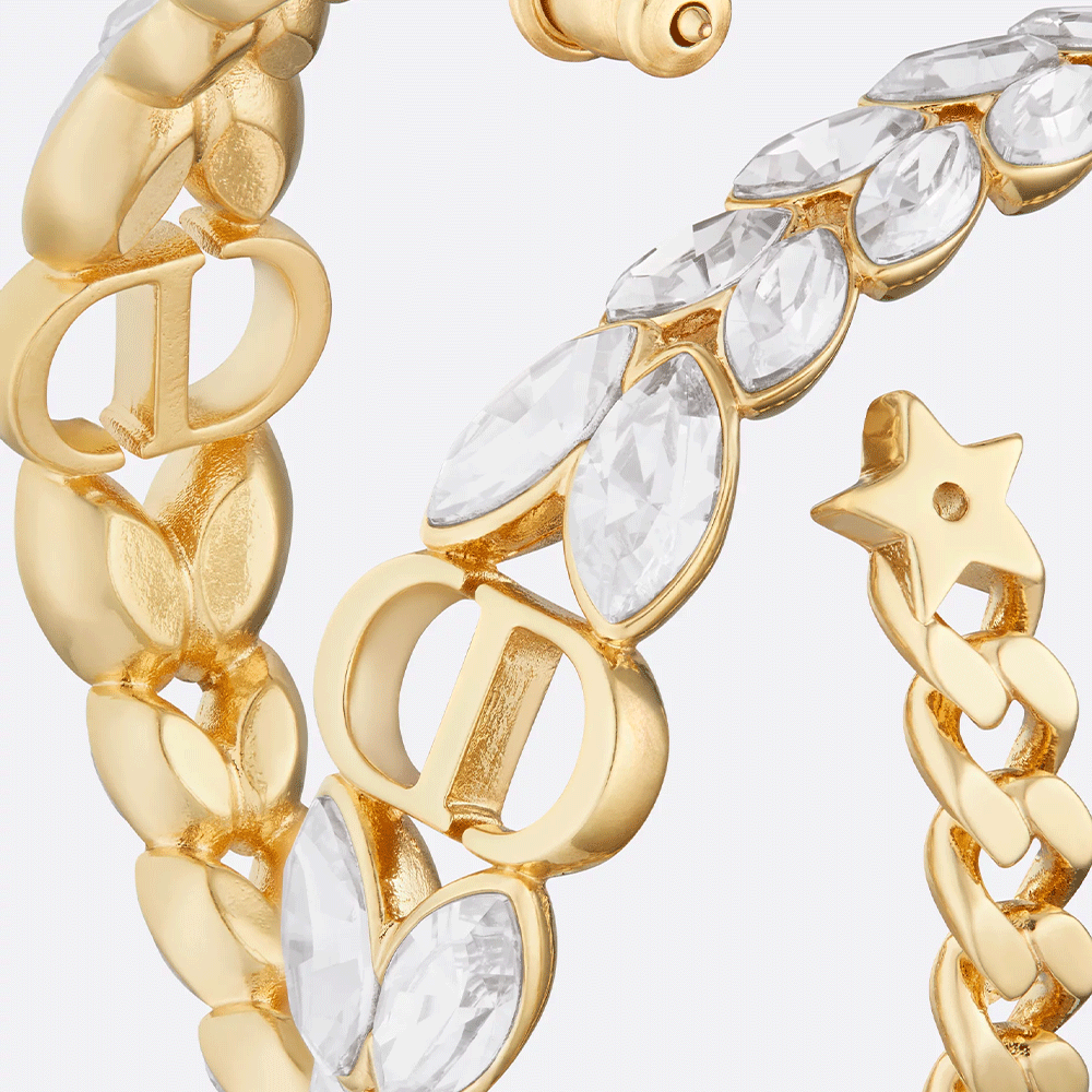 Dior Montaigne Prestige 30 hoop earrings